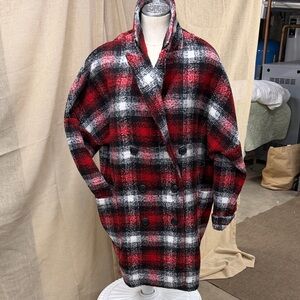 TRIBAL double breasted coat..  two pockets. So cute!